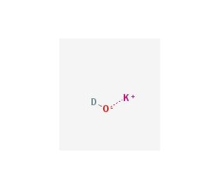 Potassium deuteroxide (CAS 24572-01-8) - chemical structure image