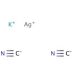 Potassium dicyanoargentate (CAS 506-61-6) - chemical structure image