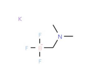 Potassium dimethylaminomethyltrifluoroboronate (CAS 1150655-04-1) - chemical structure image