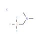 Potassium dimethylaminomethyltrifluoroboronate (CAS 1150655-04-1) - chemical structure image