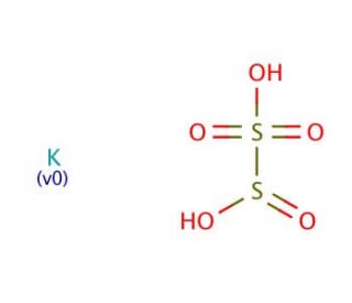 Potassium disulfite (CAS 16731-55-8) - chemical structure image