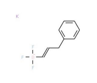 Potassium (E)-3-phenylpropenyl-1-trifluoroborate (CAS 1005201-59-1) - chemical structure image