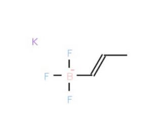 Potassium (E)-propenyl-1-trifluoroborate (CAS 951039-45-5) - chemical structure image