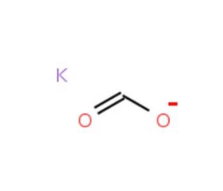 Potassium formate solution (CAS 590-29-4) - chemical structure image
