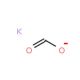 Potassium formate solution (CAS 590-29-4) - chemical structure image