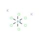 Potassium hexachloropalladate(IV) (CAS 16919-73-6) - chemical structure image