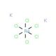 Potassium hexachlororhenate(IV) (CAS 16940-97-9) - chemical structure image