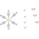 Potassium hexacyanoferrate(II) trihydrate (CAS 14459-95-1) - chemical structure image