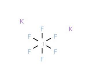 Potassium hexafluorotitanate(IV) (CAS 16919-27-0) - chemical structure image