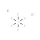 Potassium hexafluorotitanate(IV) (CAS 16919-27-0) - chemical structure image
