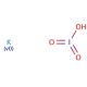 Potassium hydrogen diiodate (CAS 13455-24-8) - chemical structure image