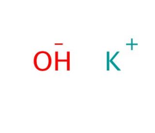 Potassium hydroxide solution (CAS 1310-58-3) - chemical structure image
