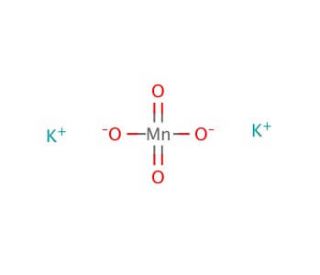 Potassium manganate (CAS 10294-64-1) - chemical structure image