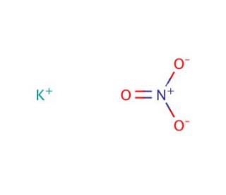 Potassium nitrate (CAS 7757-79-1) - chemical structure image