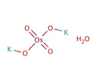 Potassium osmate(VI) dihydrate (CAS 10022-66-9) - chemical structure image