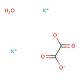 Potassium oxalate monohydrate (CAS 6487-48-5) - chemical structure image