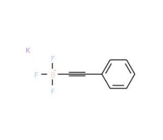 Potassium phenylethynyltrifluoroborate (CAS 485338-93-0) - chemical structure image