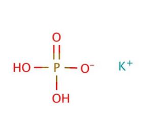 Potassium Phosphate, Monobasic (CAS 7778-77-0) - chemical structure image