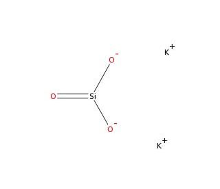 Potassium silicate, anhydrous (CAS 1312-76-1) - chemical structure image