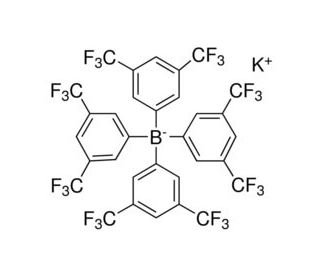 Potassium tetrakis[3,5-bis(trifluoromethyl)phenyl]borate (CAS 105560-52-9) - chemical structure image