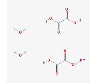 Potassium tetraoxalate dihydrate (CAS 6100-20-5) - chemical structure image