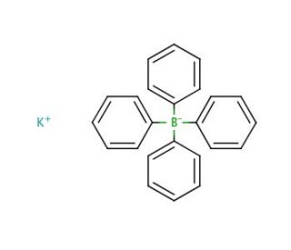 Potassium tetraphenylborate (CAS 3244-41-5) - chemical structure image