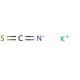 Potassium thiocyanate (CAS 333-20-0) - chemical structure image