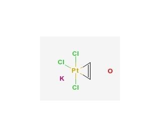 Potassium trichloro(ethylene)platinate(II) hydrate (CAS 123334-22-5) - chemical structure image