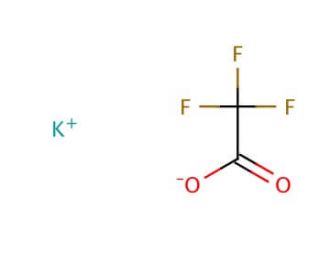 Potassium trifluoroacetate (CAS 2923-16-2) - chemical structure image
