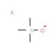 Potassium trimethylsilanolate (CAS 10519-96-7) - chemical structure image