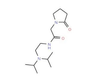 pramiracetam (CAS 68497-62-1) - chemical structure image