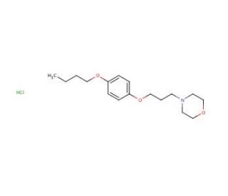 Pramoxine hydrochloride (CAS 637-58-1) - chemical structure image