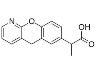 Pranoprofen (CAS 52549-17-4) - chemical structure image