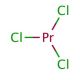 Praseodymium(III) chloride (CAS 10361-79-2) - chemical structure image
