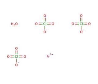 Praseodymium(III) perchlorate (CAS 13498-07-2) - chemical structure image