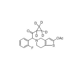 Prasugrel-d5 (CAS 1127252-92-9) - chemical structure image