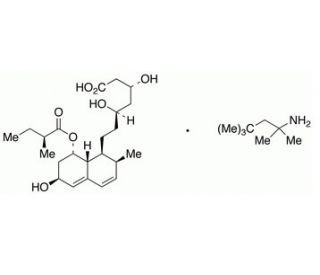 Pravastatin 1,1,3,3-Tetramethylbutylamine (CAS 151006-14-3) - chemical structure image