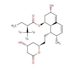 Pravastatin Lactone-D3 (CAS 1217769-04-4) - chemical structure image