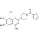 Prazosin hydrochloride (CAS 19237-84-4) - chemical structure image