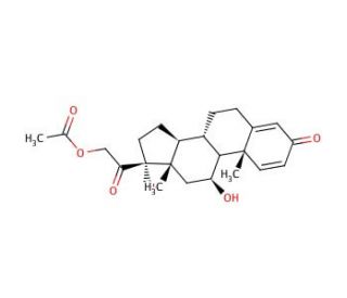 Prednisolone 21-acetate (CAS 52-21-1) - chemical structure image
