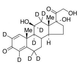 Prednisolone-d6 (CAS 50-24-8 (unlabeled)) - chemical structure image