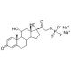 Prednisolone sodium phosphate (CAS 125-02-0) - chemical structure image