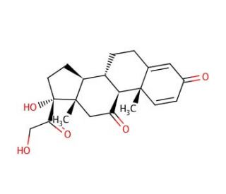 Prednisone (CAS 53-03-2) - chemical structure image