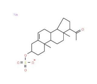 Pregnenolone sulfate sodium salt (CAS 1852-38-6) - chemical structure image