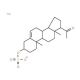 Pregnenolone sulfate sodium salt (CAS 1852-38-6) - chemical structure image
