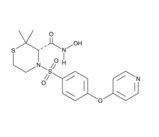 Prinomastat (CAS 192329-42-3) - chemical structure image