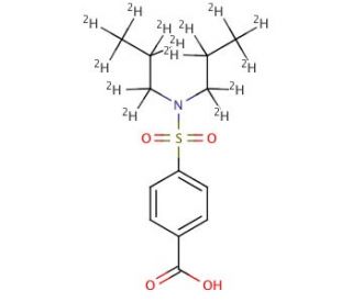 Probenecid-d14 - chemical structure image