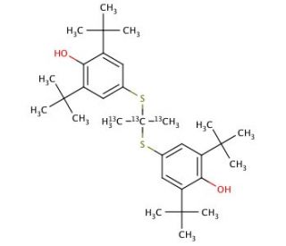 Probucol-propanyl-13C3 - chemical structure image
