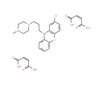 Prochlorperazine, dimaleate (CAS 84-02-6) - chemical structure image