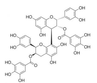 Procyanidin B2 3,3&prime;-di-O-gallate (CAS 79907-44-1) - chemical structure image